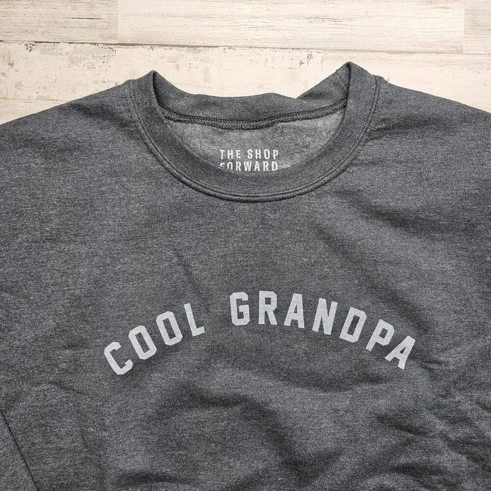 Cool Grandpa Crewneck Sweatshirt Men's XL Christmas Birthday Grandparent Gift - Picture 1 of 5